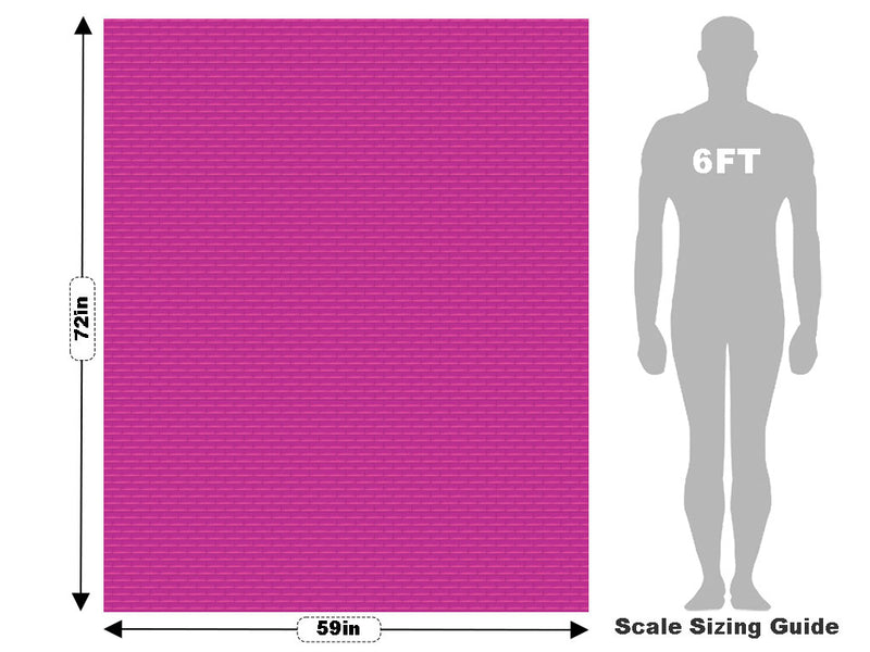 Fuchsia  Brick Vehicle Wrap Scale~Rwraps Series 914 Fuchsia  Brick Measurements~2
