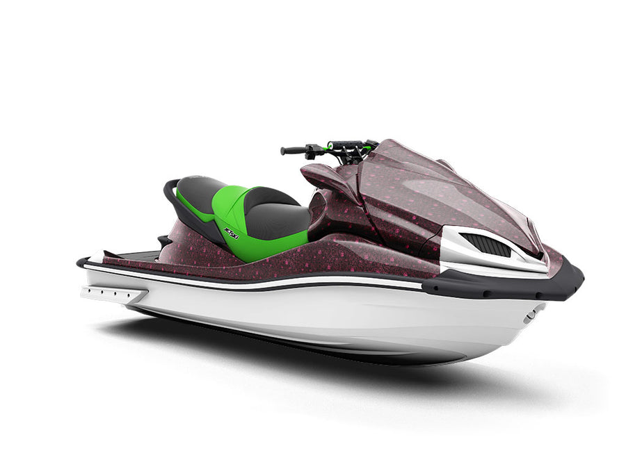 Fuchsia Desire Gothic Jet Ski Vinyl Customized Wrap