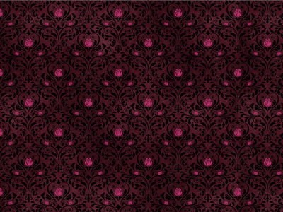 Fuchsia Desire Gothic Vinyl Wrap Pattern~Rwraps Series 914 Digitally Printed Vinyl Wrap~0
