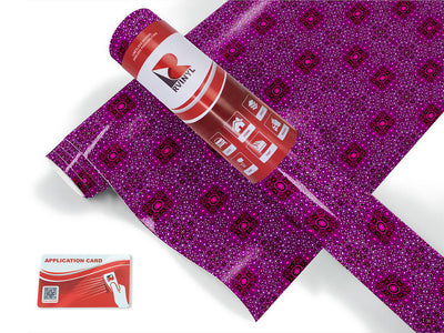 fuchsia foundations mosaic Craft Vinyl Roll