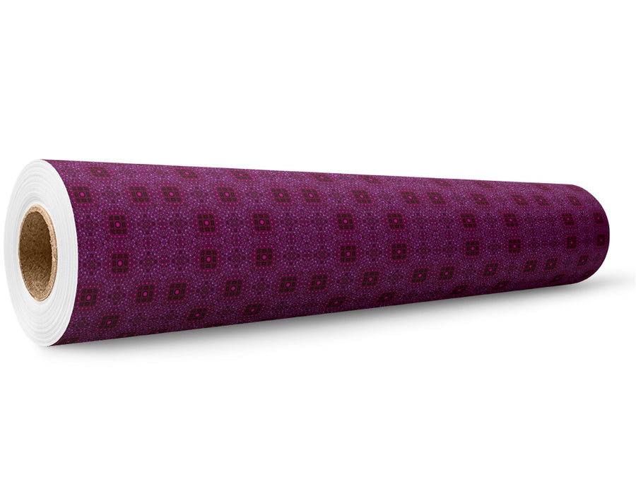 Fuchsia Foundations Mosaic Wrap Film Wholesale Roll~Rwraps Series 914 Digitally Printed Vinyl Roll~5