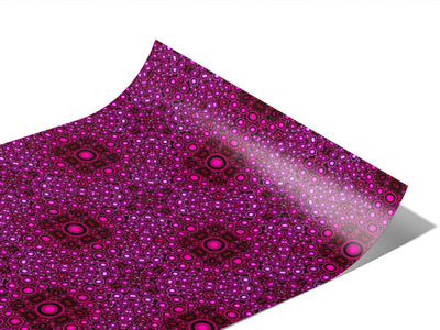 Fuchsia Foundations Mosaic Vinyl Wraps~Rwraps Series 914 Digitally Printed Vinyl Wrap~0