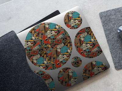 full coverage graffiti DIY Laptop Stickers