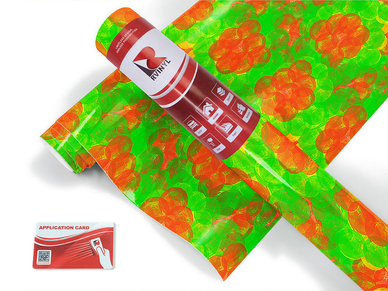 fungal dots tie dye Craft Vinyl Roll