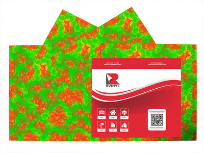 fungal dots tie dye Craft Vinyl Sheet Pack