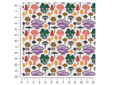 fungal feast mushroom 1ft x 1ft Craft Sheets