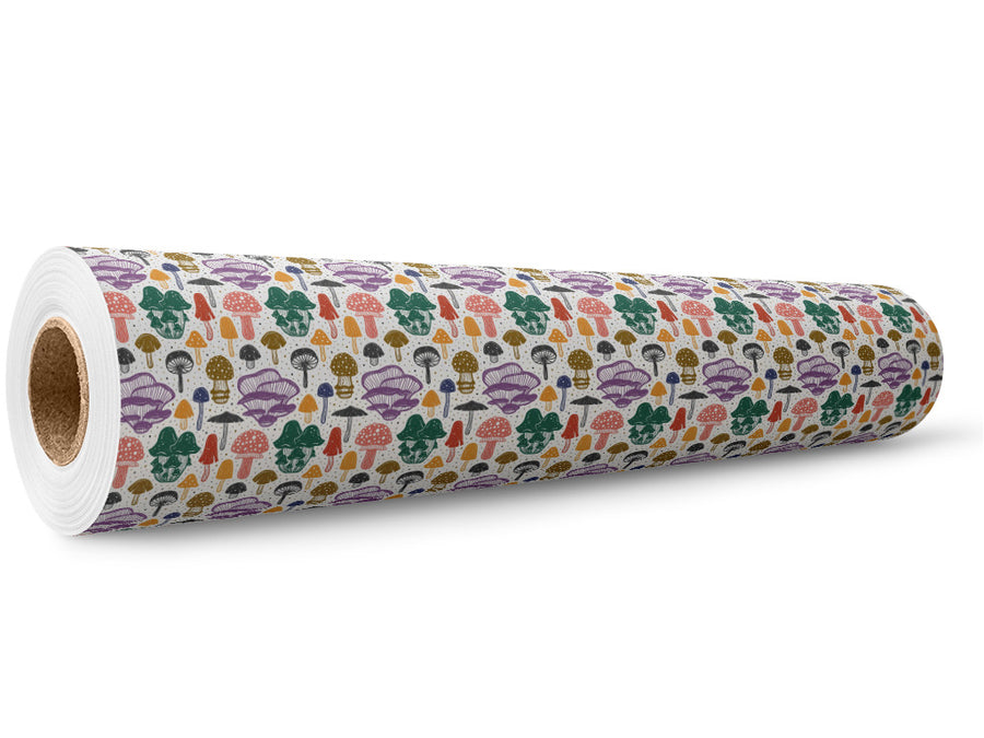 Fungal Feast Mushroom Wrap Film Wholesale Roll~Rwraps Series 914 Digitally Printed Vinyl Roll~5