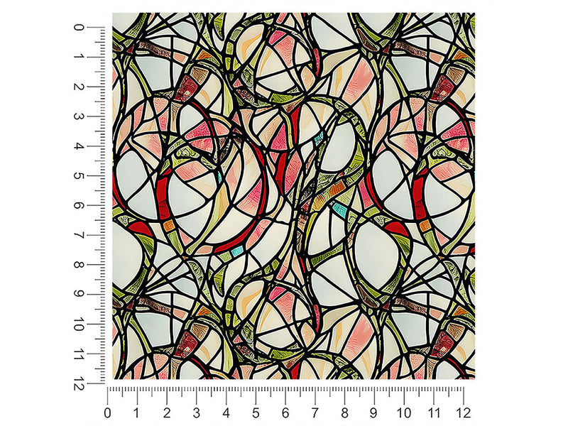 fungal growth stained glass 1ft x 1ft Craft Sheets