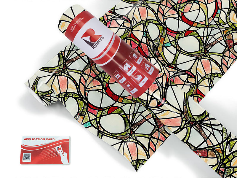 fungal growth stained glass Craft Vinyl Roll