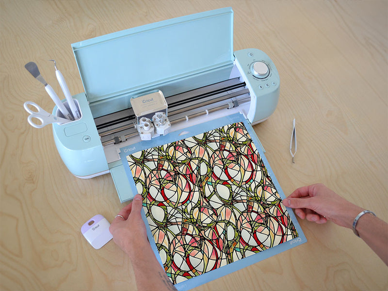 fungal growth stained glass Cricut Compatible Vinyl