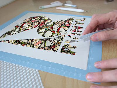 fungal growth stained glass Easy Weed Craft Vinyl