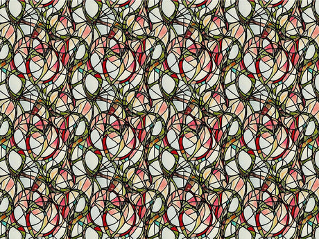 Fungal Growth Stained Glass Vinyl Wrap Pattern~Rwraps Series 914 Digitally Printed Vinyl Wrap~0