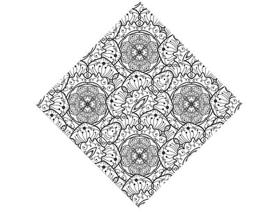 Fungal Swirls Mandala Vinyl Wrap Pattern