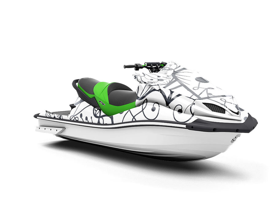 Fungal Swirls Mandala Jet Ski Vinyl Customized Wrap