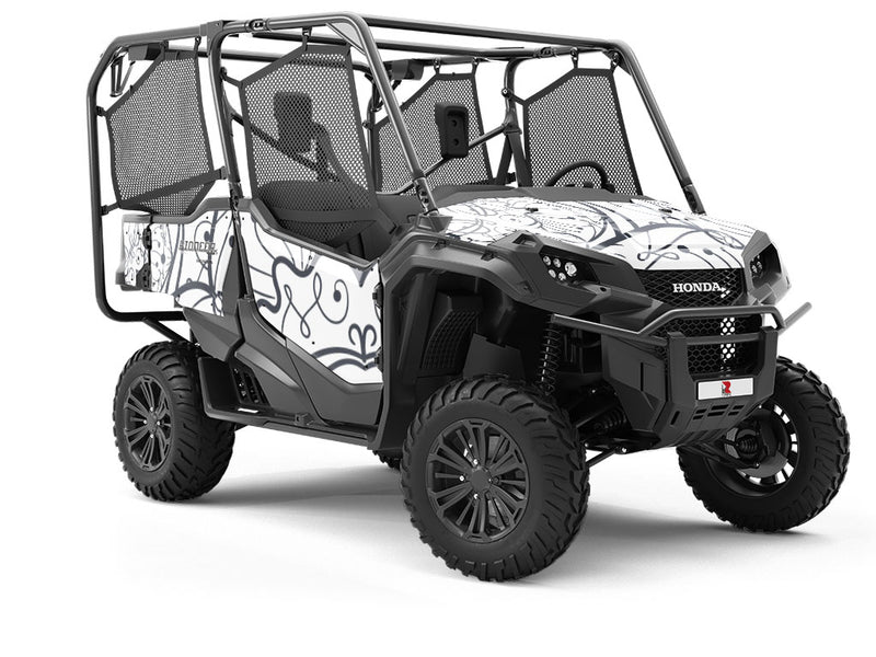 Fungal Swirls Mandala Utility Vehicle Vinyl Wrap
