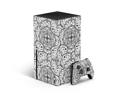 fungal swirls mandala XBOX DIY Decal