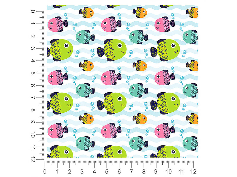 funny fins salt water 1ft x 1ft Craft Sheets