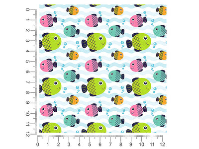 funny fins salt water 1ft x 1ft Craft Sheets