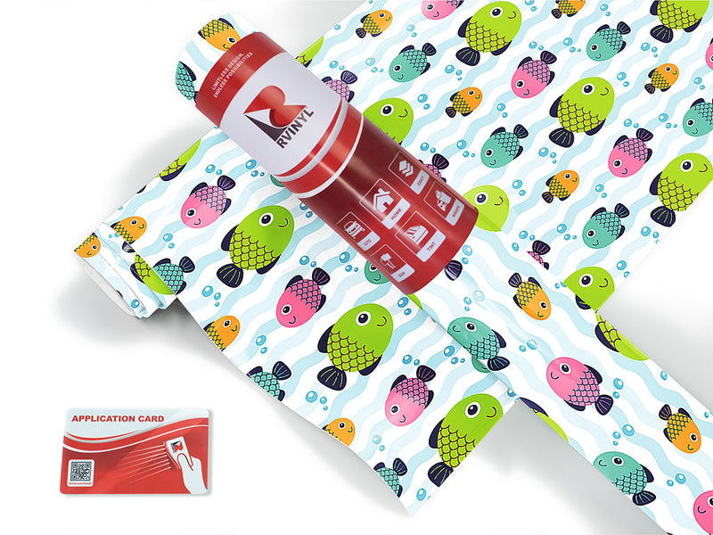 funny fins salt water Craft Vinyl Roll