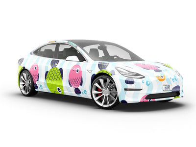 Funny Fins Marine Life Vehicle Vinyl Wrap