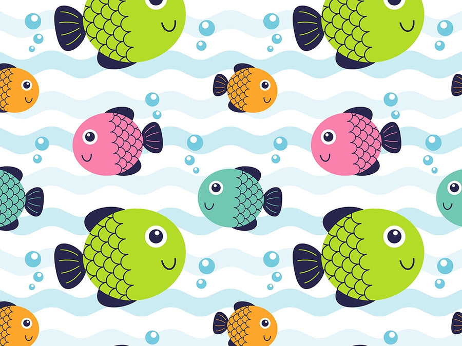 Funny Fins Marine Life Vinyl Wrap Pattern~Rwraps Series 914 Digitally Printed Vinyl Wrap~0