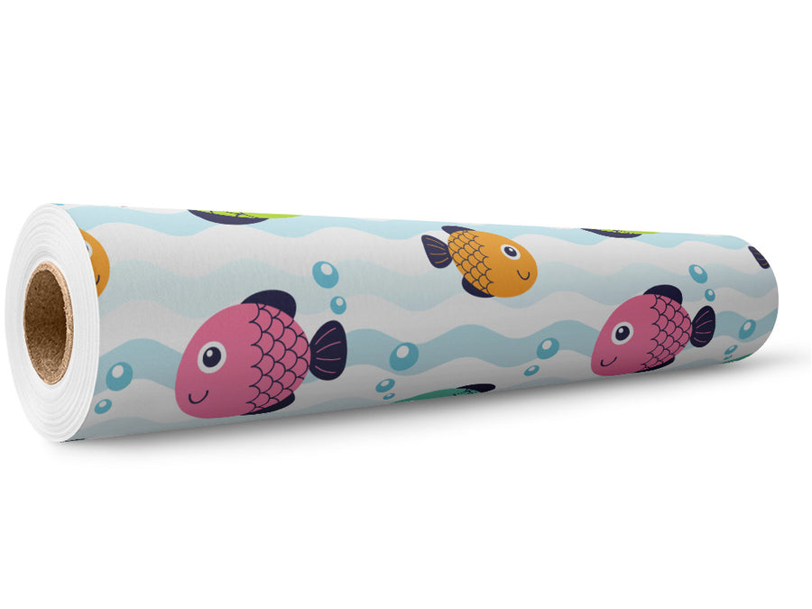 Funny Fins Marine Life Wrap Film Wholesale Roll~Rwraps Series 914 Digitally Printed Vinyl Roll~5