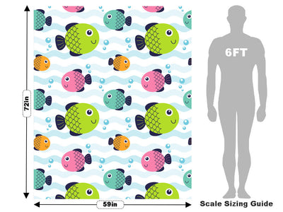 Funny Fins Marine Life Vehicle Wrap Scale~Rwraps Series 914 Funny Fins Marine Life Measurements~1