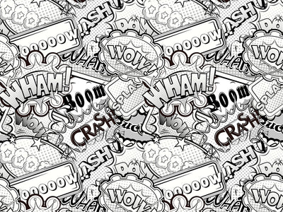Funny Papers Sticker Bomb Vinyl Wrap Pattern~Rwraps Series 914 Digitally Printed Vinyl Wrap~0