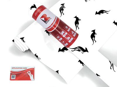 furious feet animal Craft Vinyl Roll