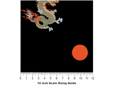 Furious Firebreathers Fantasy Vinyl Film Pattern Size 12 inch Scale~Rwraps Furious Firebreathers Fantasy Sizing Chart~2