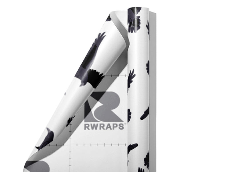 Furious Flight Birds Wrap Film Sheets~Rwraps Series 914 Furious Flight Birds Scrolled Sheet~3