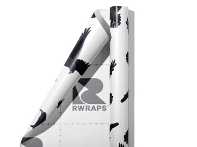Furious Flight Birds Wrap Film Sheets~Rwraps Series 914 Furious Flight Birds Scrolled Sheet~3