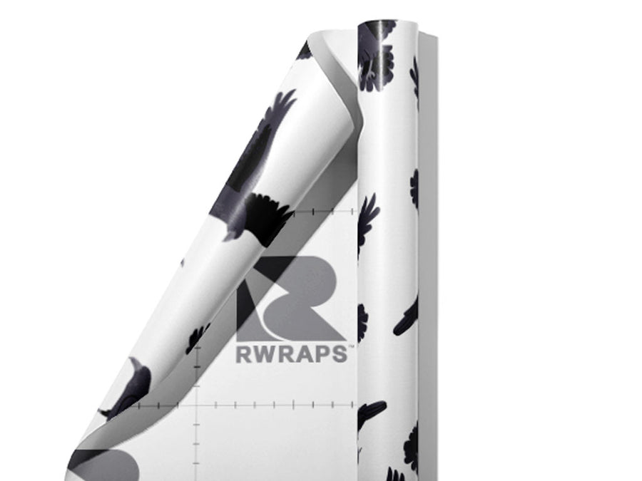 Furious Flight Birds Wrap Film Sheets~Rwraps Series 914 Furious Flight Birds Scrolled Sheet~3