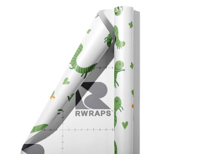 Fuzzy Feeling Bug Wrap Film Sheets~Rwraps Series 914 Fuzzy Feeling Bug Scrolled Sheet~3