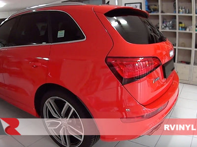 3M 2080 Series Gloss Hot Rod Red Rear Driver Side Wrap