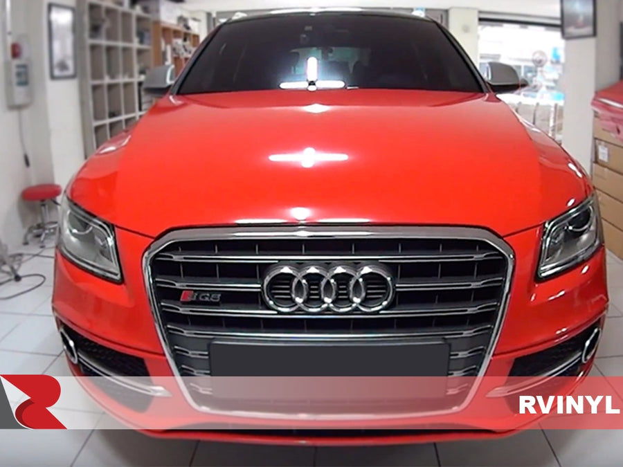 3M 2080 Series Gloss Hot Rod Red Front Wrap