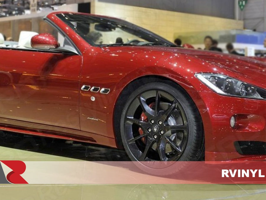 3M 2080 Series Gloss Red Metallic Vinyl Wrap Passenger Side