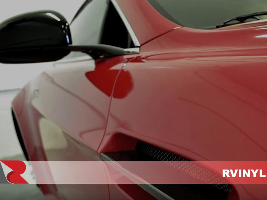 3M 2080 Series Gloss Red Metallic Wing Mirror Vinyl Wrap