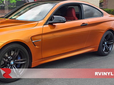 3M 2080 Series Gloss Liquid Copper Side View Wrap