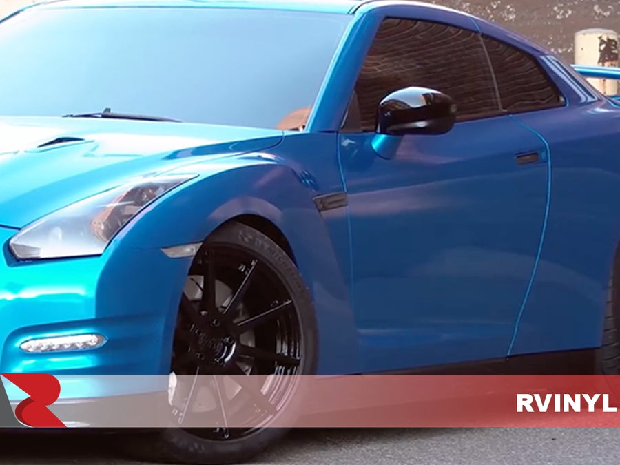 3M™ 1080 Series - Gloss Blue Fire Driver Front Rwrap