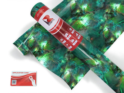 galactic green science fiction Craft Vinyl Roll