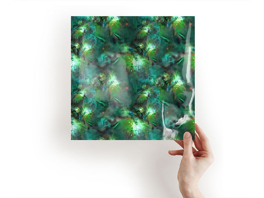 galactic green science fiction Craft Sheets