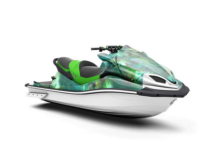 Galactic Green Science Fiction Jet Ski Vinyl Customized Wrap