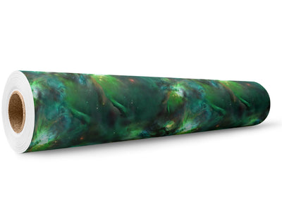 Galactic Green Science Fiction Wrap Film Wholesale Roll~Rwraps Series 914 Digitally Printed Vinyl Roll~5