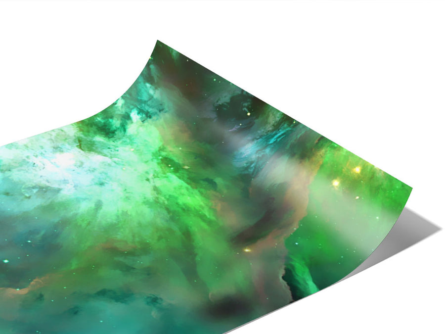 Galactic Green Science Fiction Vinyl Wraps~Rwraps Series 914 Digitally Printed Vinyl Wrap~0
