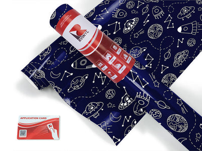 galactic quest science fiction Craft Vinyl Roll