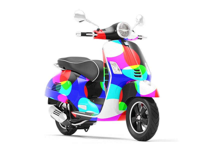 Galactic Terror Retro Vespa Scooter Wrap Film