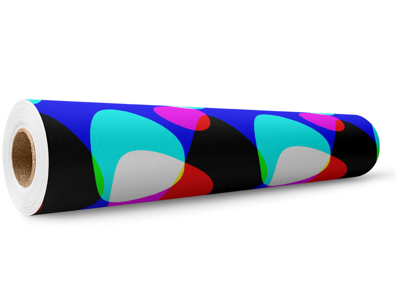 Galactic Terror Retro Wrap Film Wholesale Roll~Rwraps Series 914 Digitally Printed Vinyl Roll~5