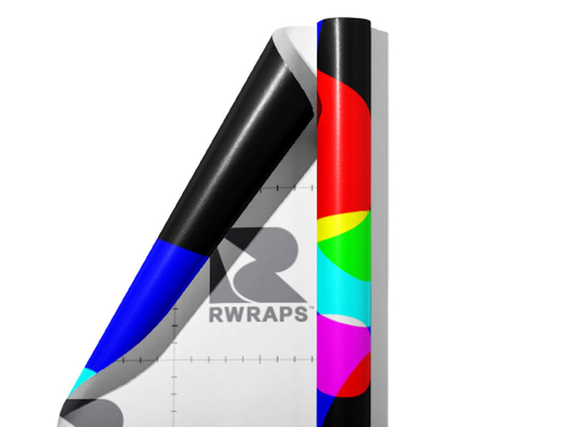 Galactic Terror Retro Wrap Film Sheets~Rwraps Series 914 Galactic Terror Retro Scrolled Sheet~3