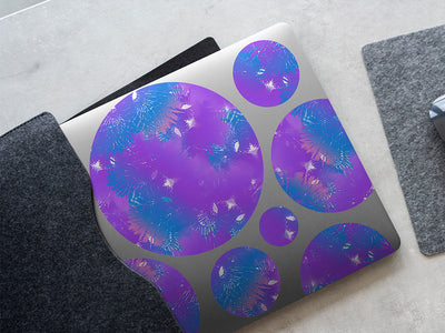 galactic views tie dye DIY Laptop Stickers